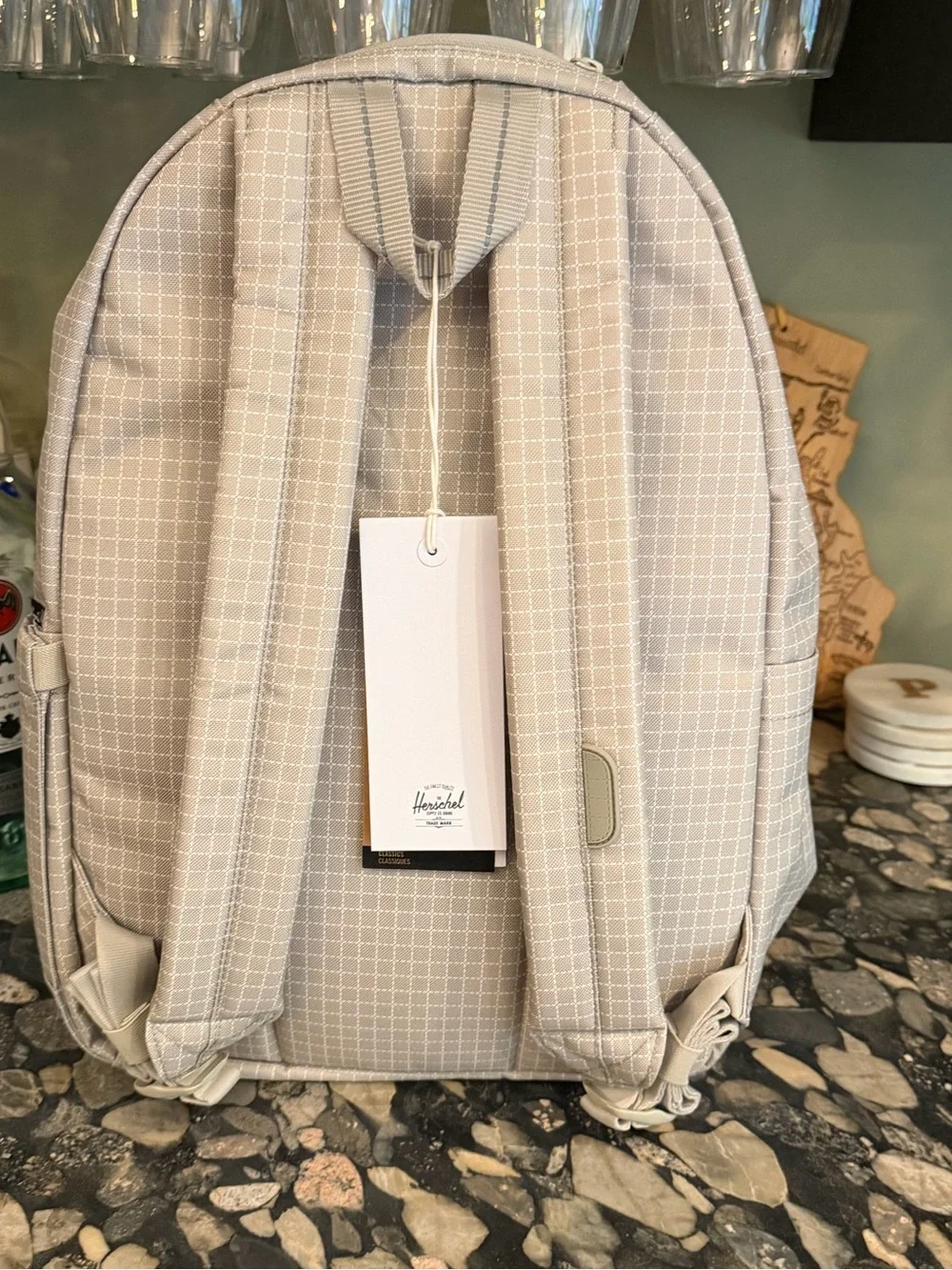 HERSCHEL SUPPLY COMPANY unisex Pop Quiz Grid - London Fog Backpack - 25L